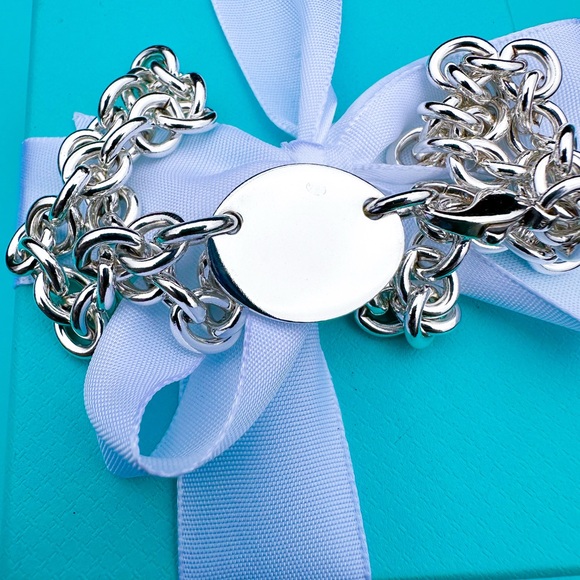 Tiffany & Co. Return to Tiffany Oval Tag Choker in Sterling Silver - Picture 4 of 5